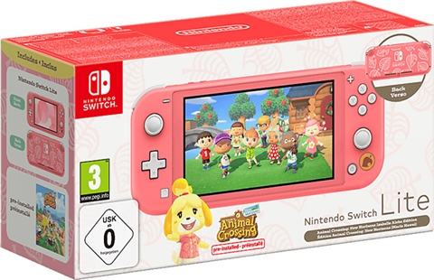 Nintendo Switch Lite, 32GB Canela Aloha Coral (No DLC), Caja - CeX